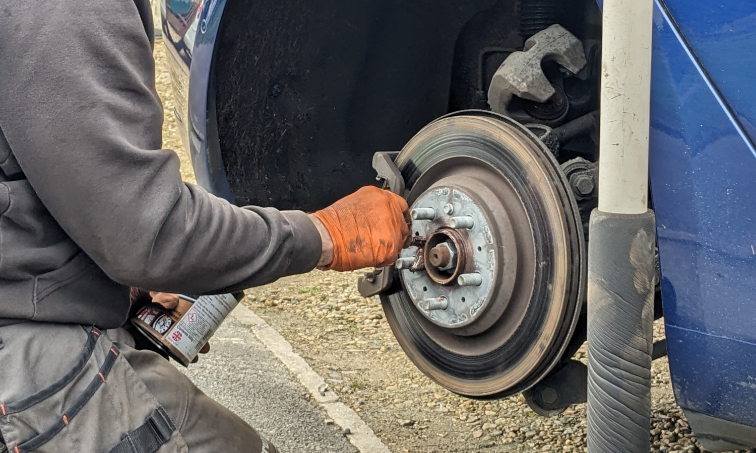 Cleevely EV lubricating Tesla Brakes